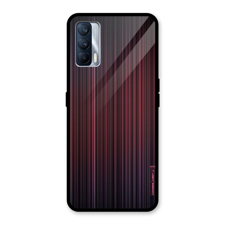 Stripes Gradiant Glass Back Case for Realme X7
