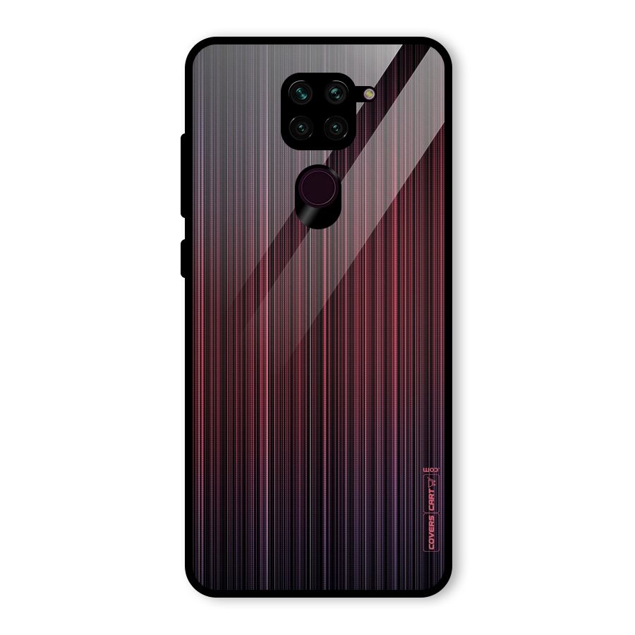 Stripes Gradiant Glass Back Case for Redmi Note 9