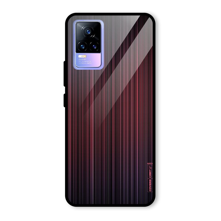Stripes Gradiant Glass Back Case for Vivo Y73