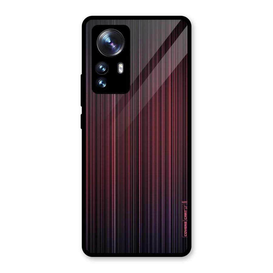 Stripes Gradiant Glass Back Case for Xiaomi 12 Pro