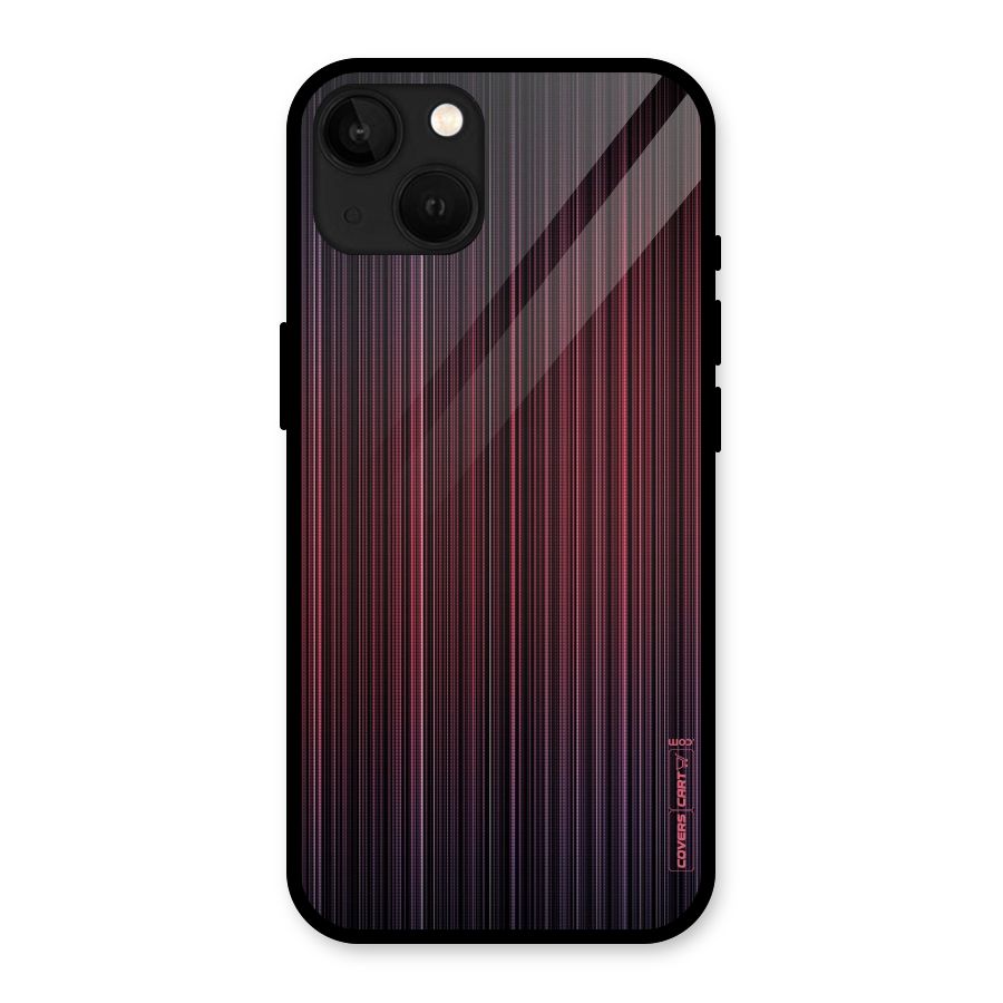 Stripes Gradiant Glass Back Case for iPhone 13