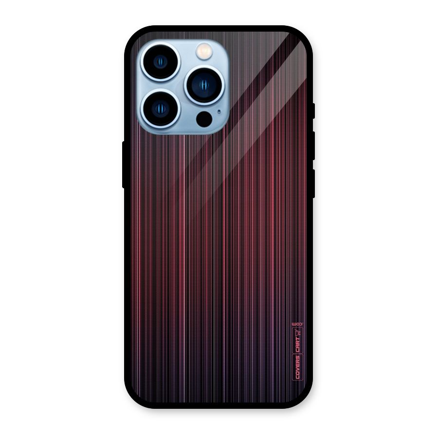 Stripes Gradiant Glass Back Case for iPhone 13 Pro