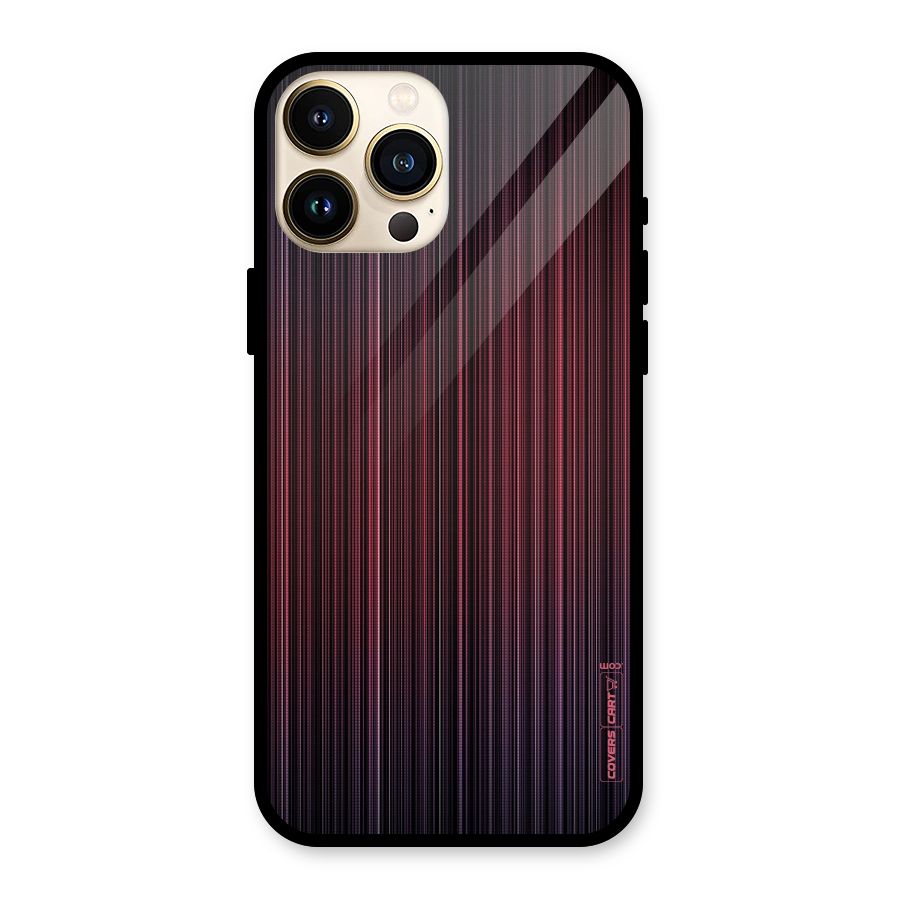 Stripes Gradiant Glass Back Case for iPhone 13 Pro Max