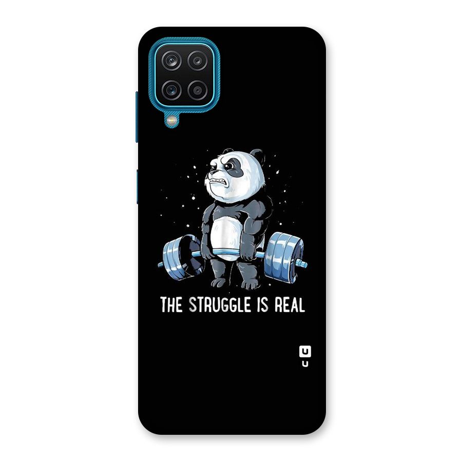 Struggle in Real Back Case for Galaxy M12