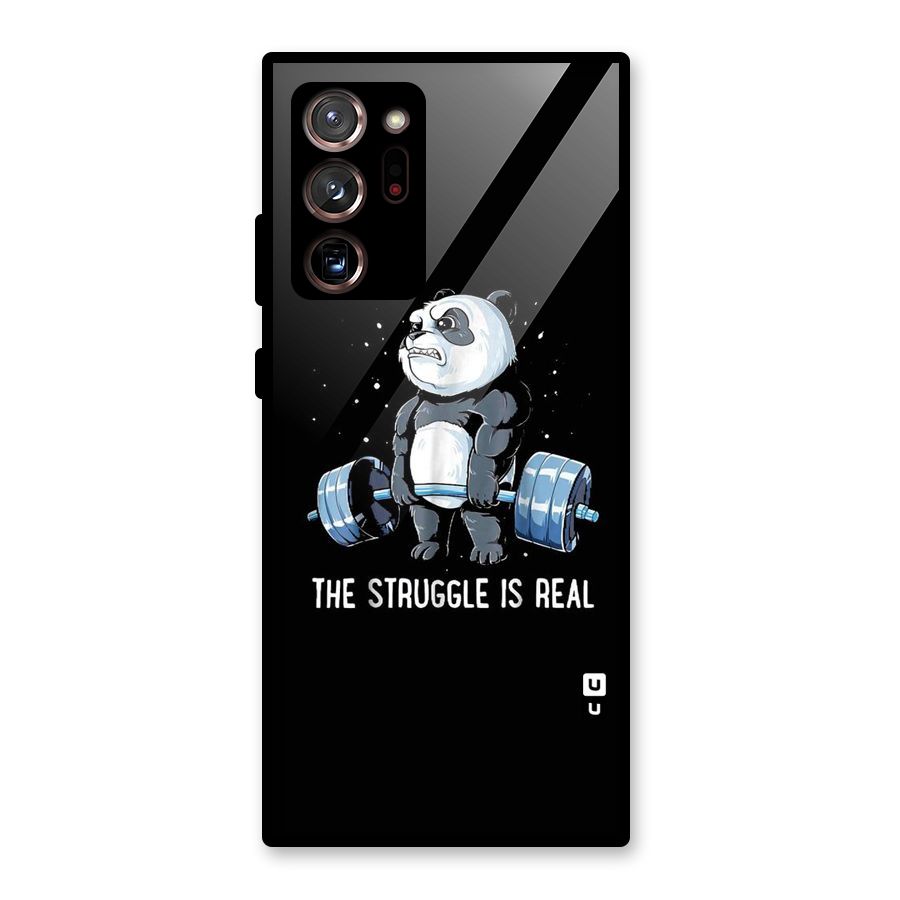 Struggle in Real Glass Back Case for Galaxy Note 20 Ultra 5G