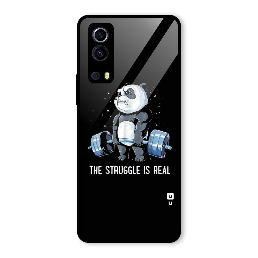 Struggle in Real Glass Back Case for Vivo iQOO Z3