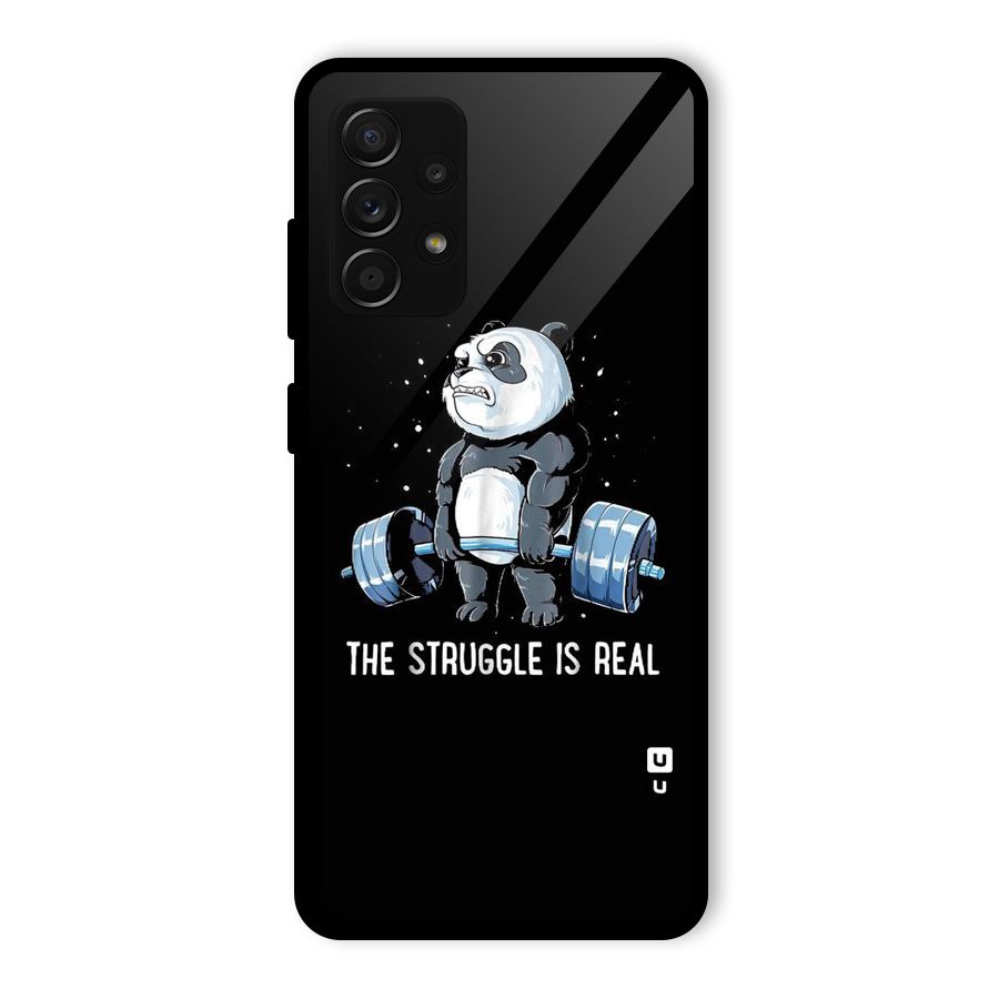 Struggle is Real Glass Back Case for Galaxy A53 5G