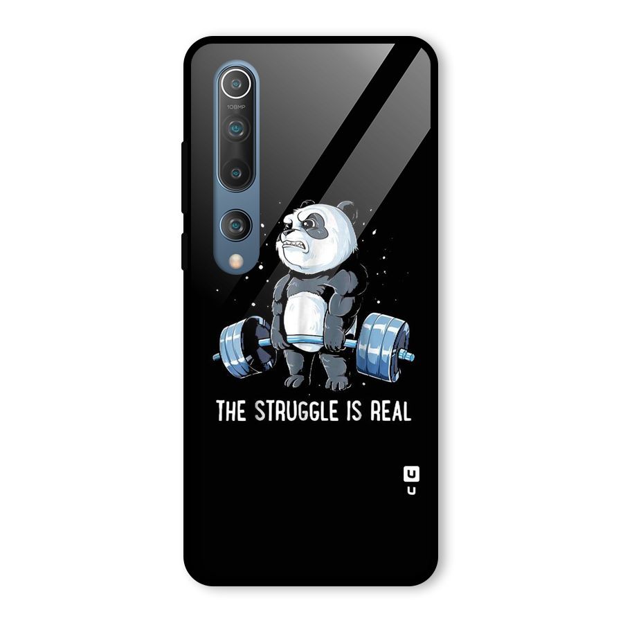 Struggle is Real Glass Back Case for Mi 10