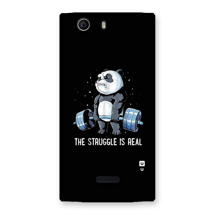 Struggle is Real Panda Back Case for Canvas Nitro 2 E311