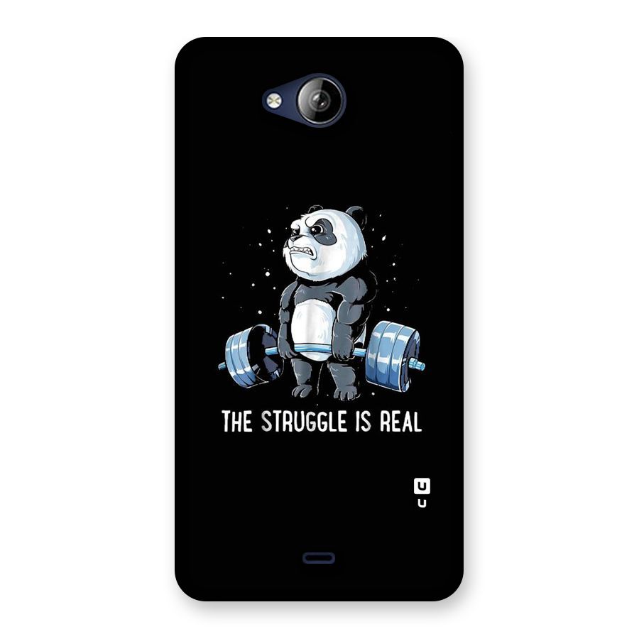 Struggle is Real Panda Back Case for Canvas Play Q355