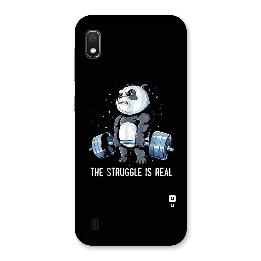 Struggle is Real Panda Back Case for Galaxy A10