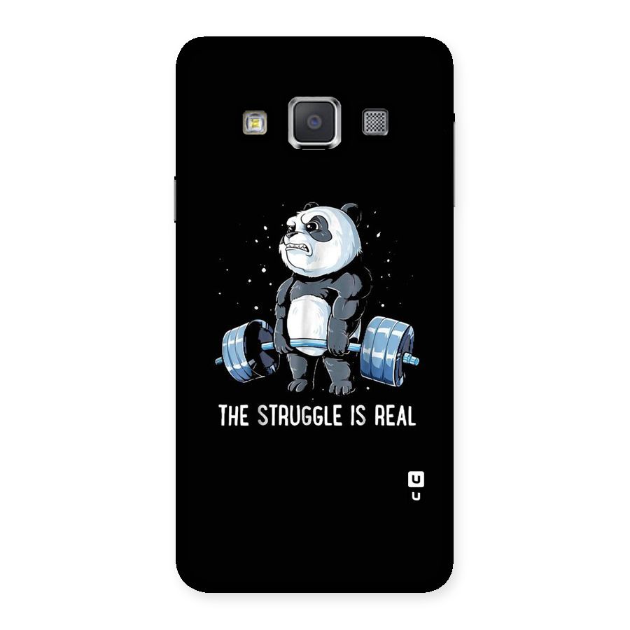 Struggle is Real Panda Back Case for Galaxy A3