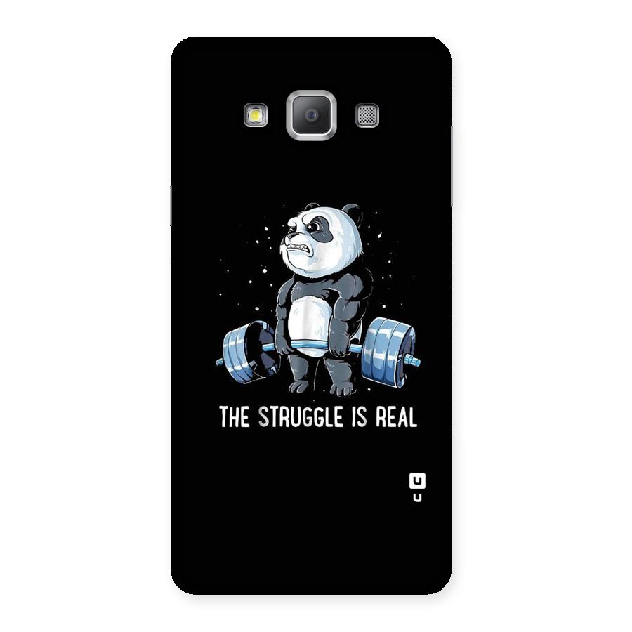 Struggle is Real Panda Back Case for Galaxy A7