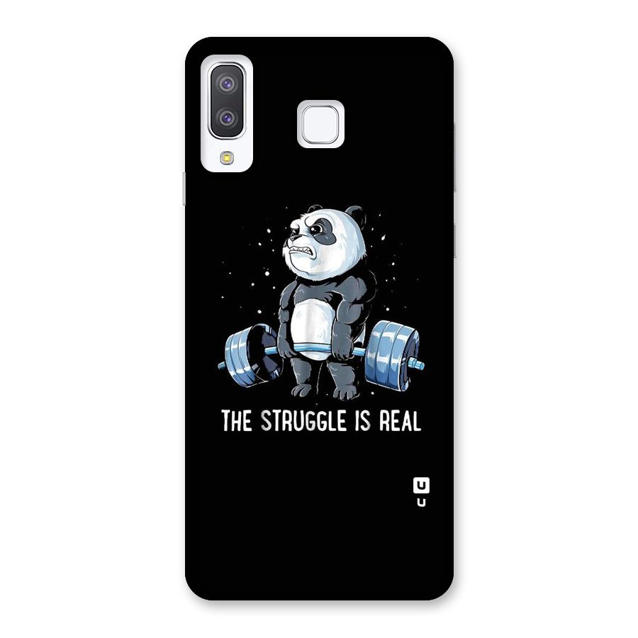 Struggle is Real Panda Back Case for Galaxy A8 Star