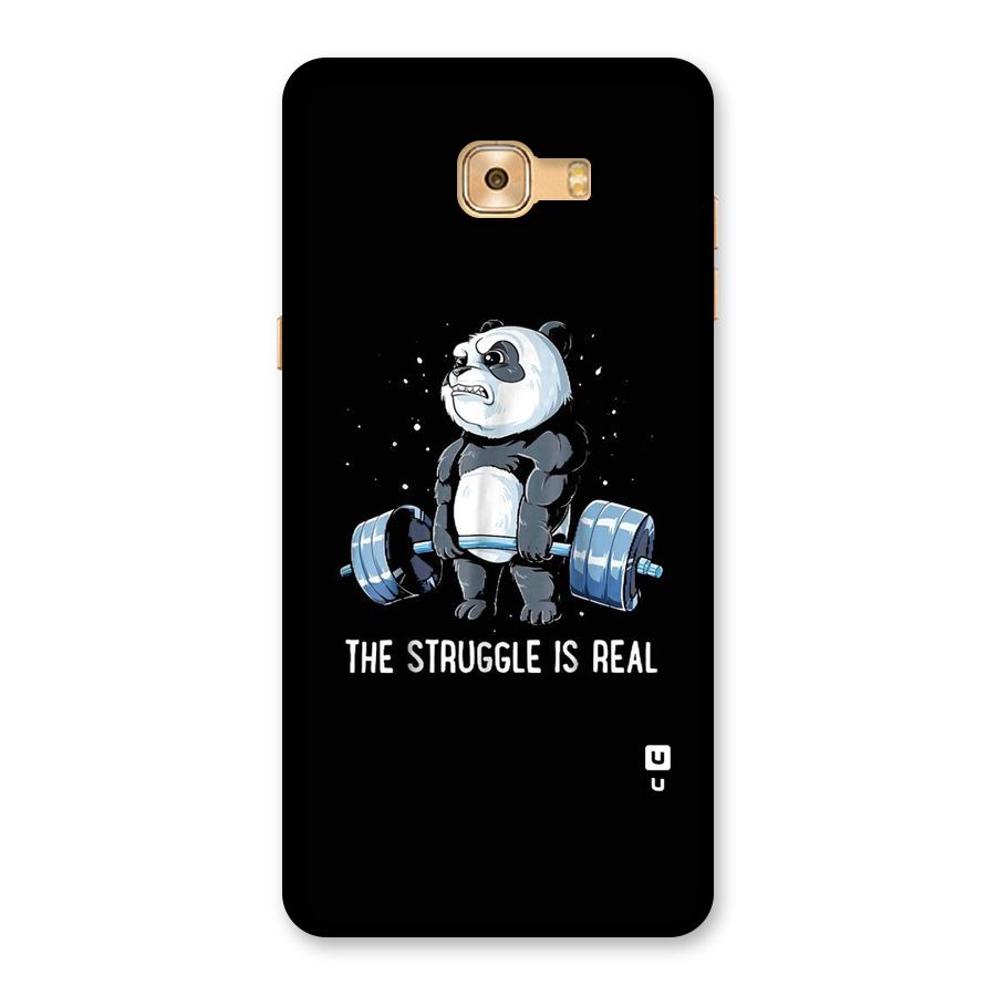 Struggle is Real Panda Back Case for Galaxy C9 Pro