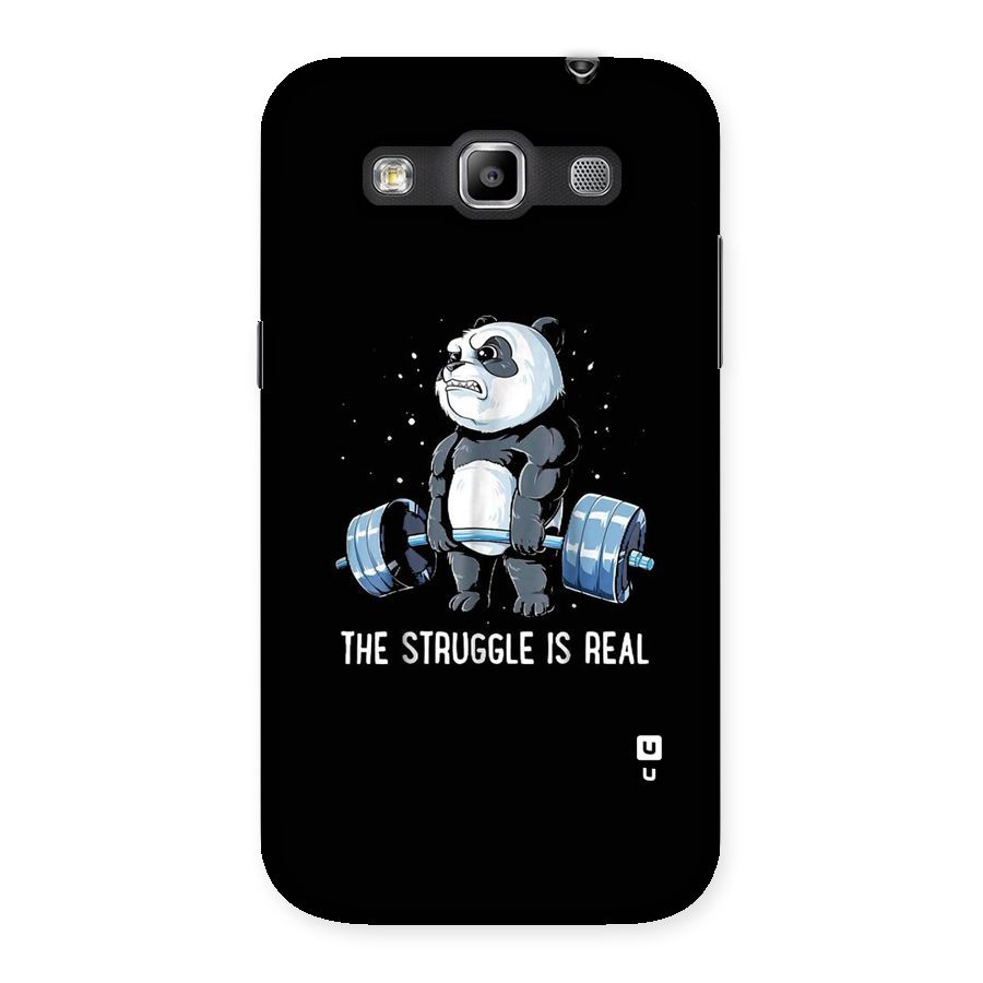 Struggle is Real Panda Back Case for Galaxy Grand Quattro