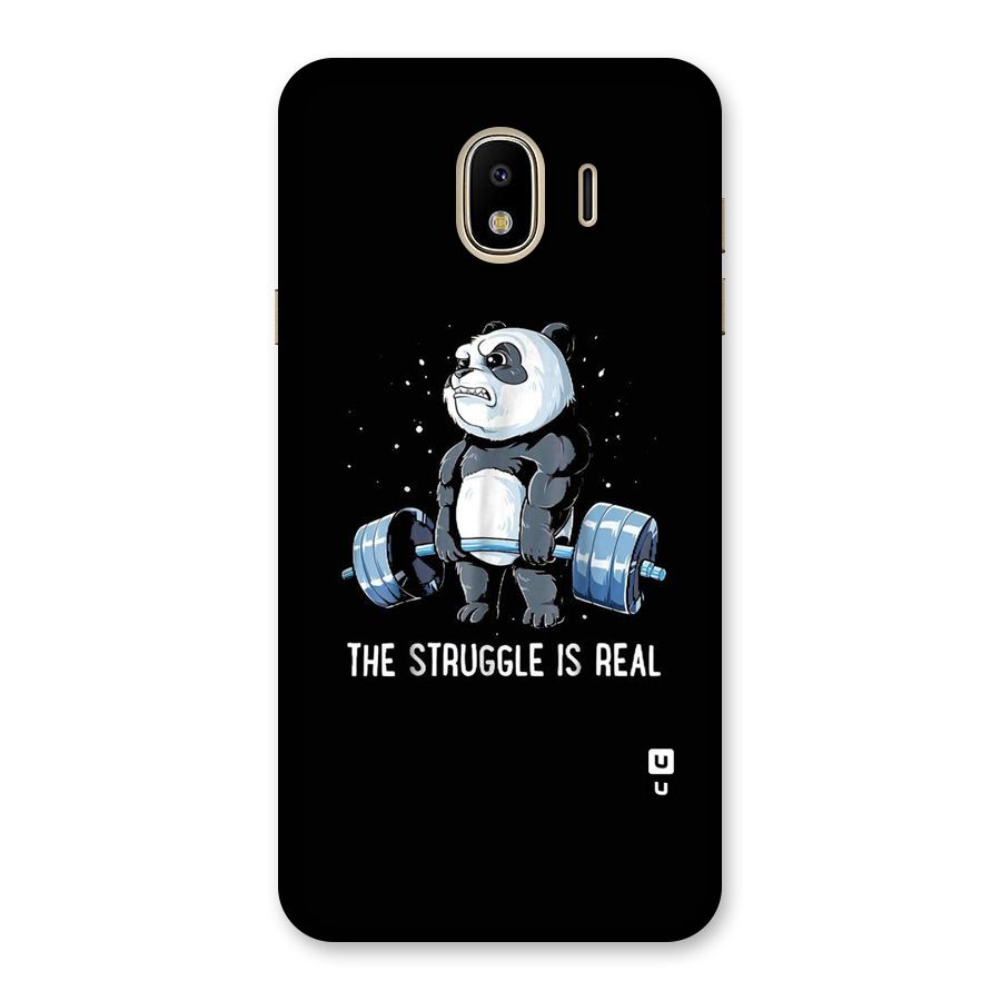 Struggle is Real Panda Back Case for Galaxy J4