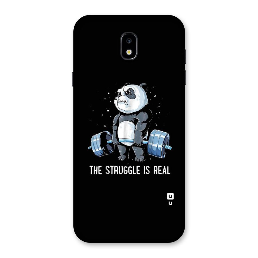 Struggle is Real Panda Back Case for Galaxy J7 Pro