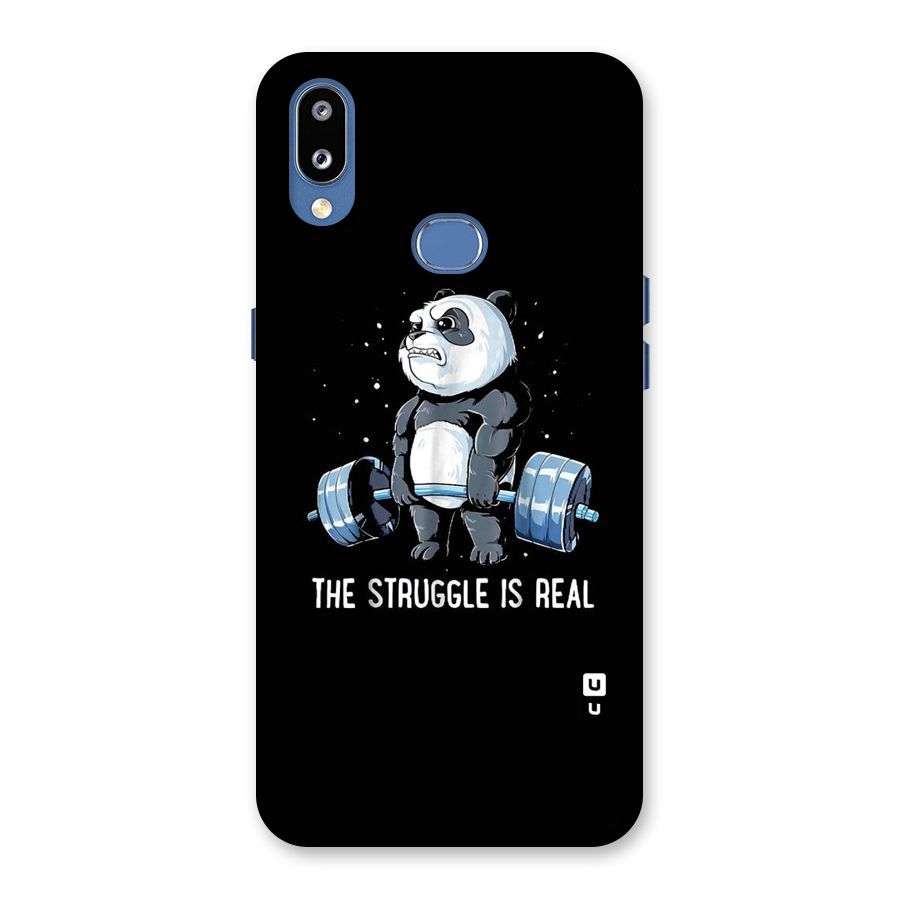 Struggle is Real Panda Back Case for Galaxy M01s
