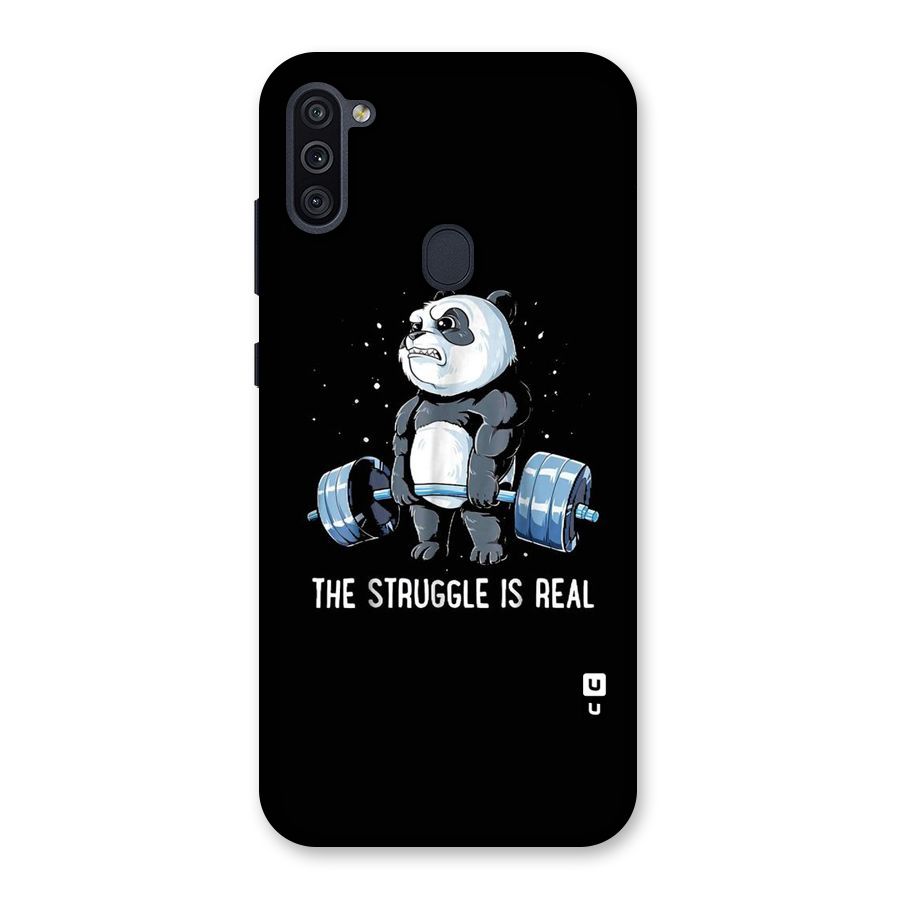 Struggle is Real Panda Back Case for Galaxy M11