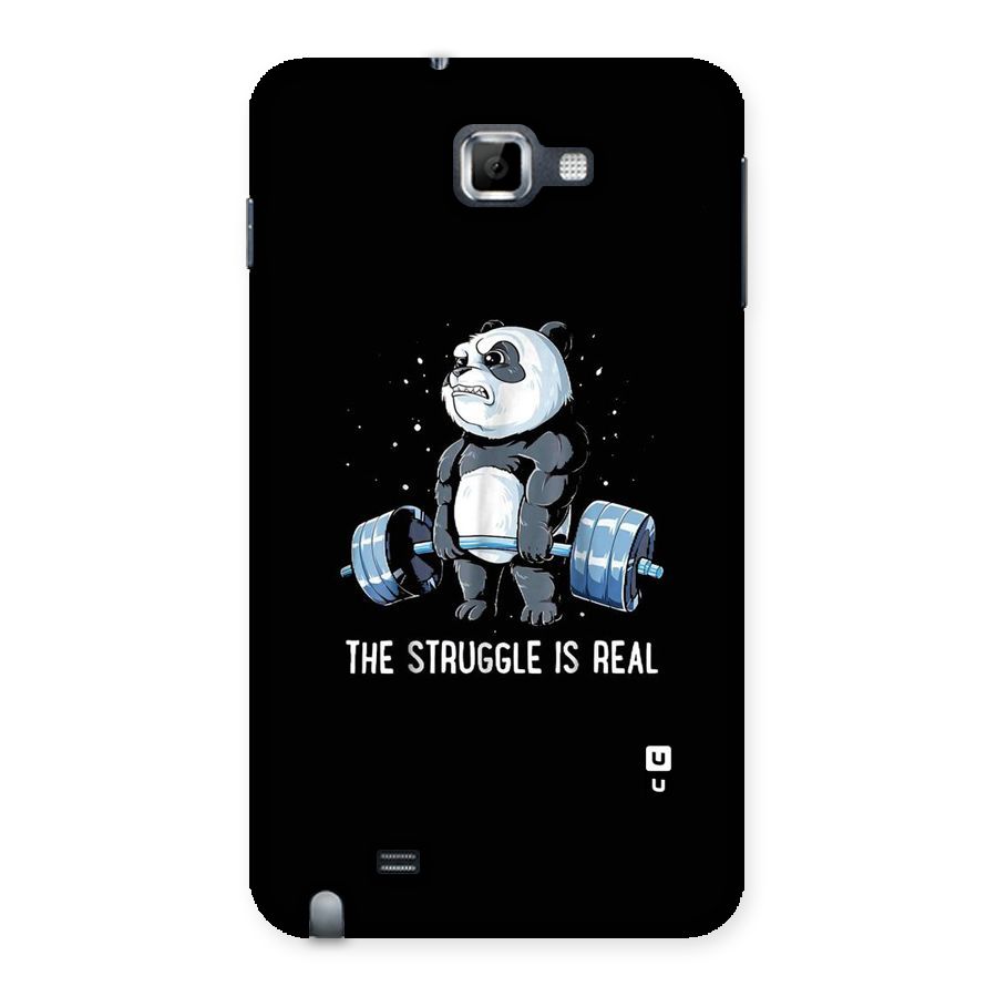 Struggle is Real Panda Back Case for Galaxy Note