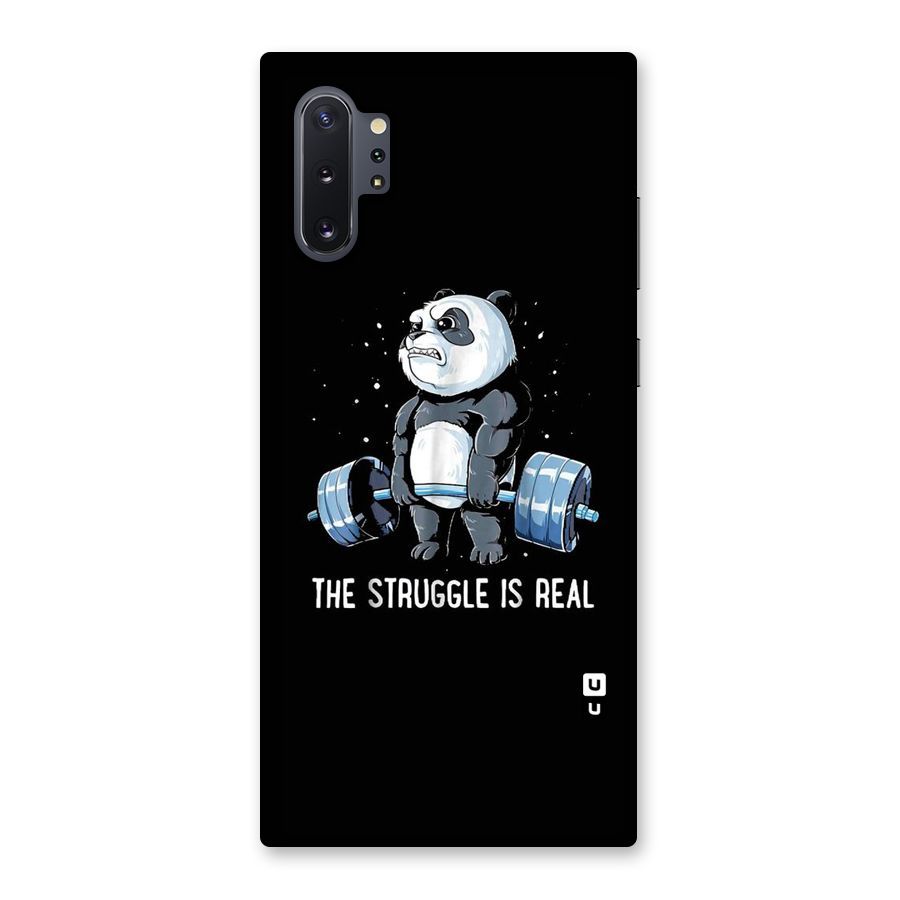 Struggle is Real Panda Back Case for Galaxy Note 10 Plus