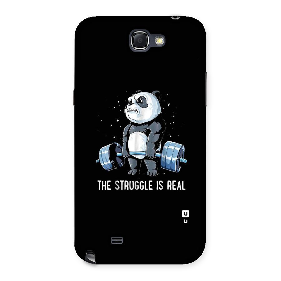 Struggle is Real Panda Back Case for Galaxy Note 2