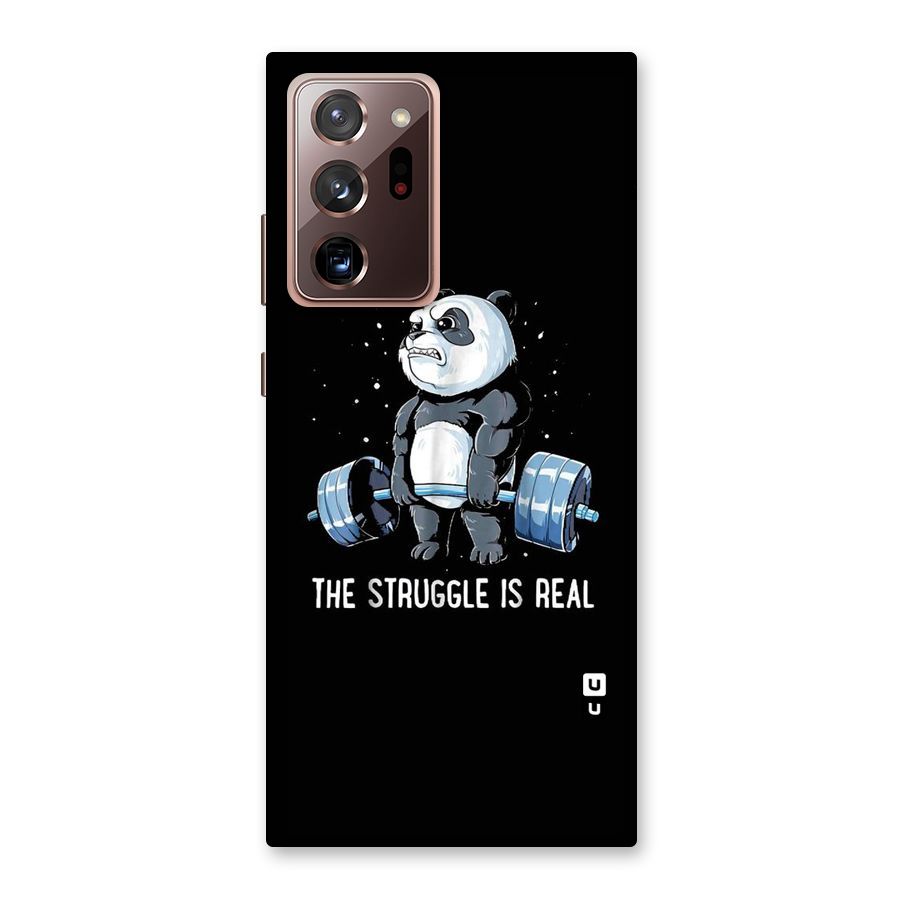 Struggle is Real Panda Back Case for Galaxy Note 20 Ultra