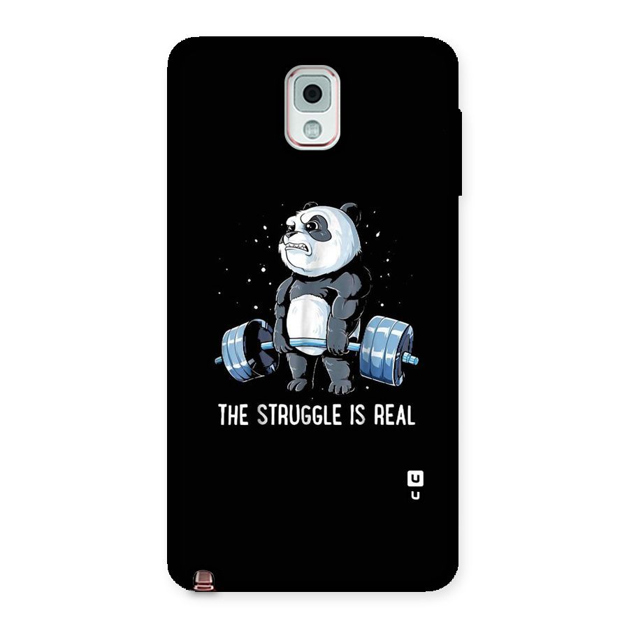 Struggle is Real Panda Back Case for Galaxy Note 3