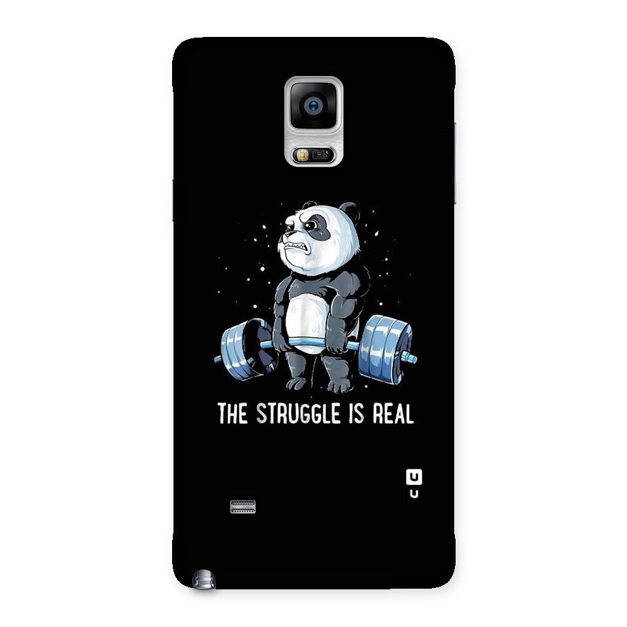 Struggle is Real Panda Back Case for Galaxy Note 4