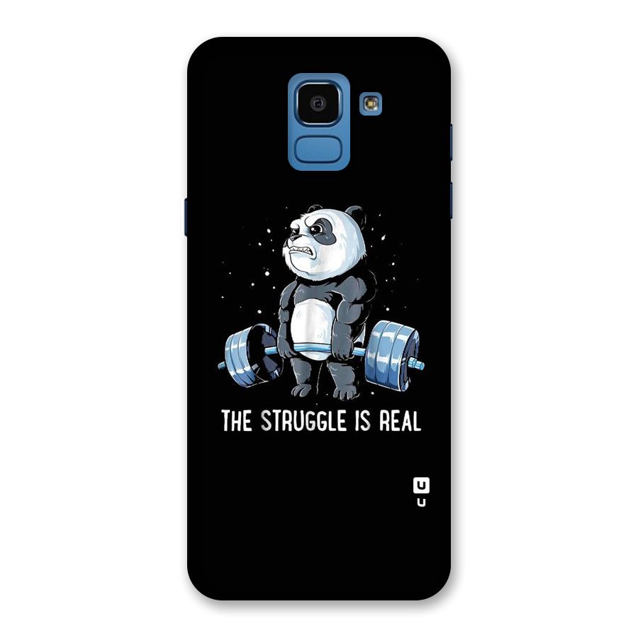 Struggle is Real Panda Back Case for Galaxy On6