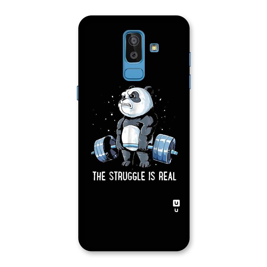 Struggle is Real Panda Back Case for Galaxy On8 (2018)