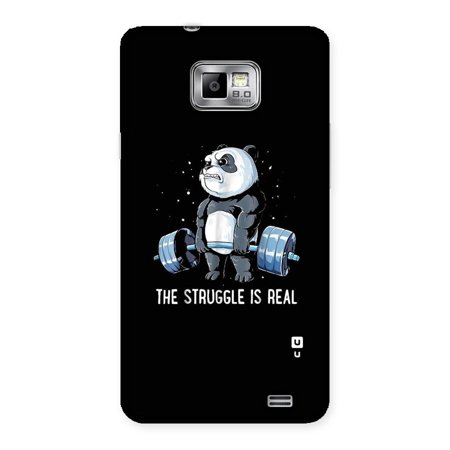 Struggle is Real Panda Back Case for Galaxy S2