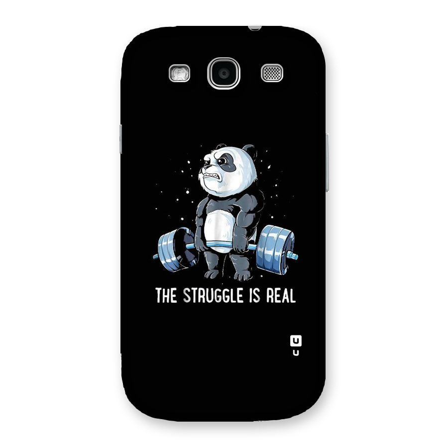 Struggle is Real Panda Back Case for Galaxy S3