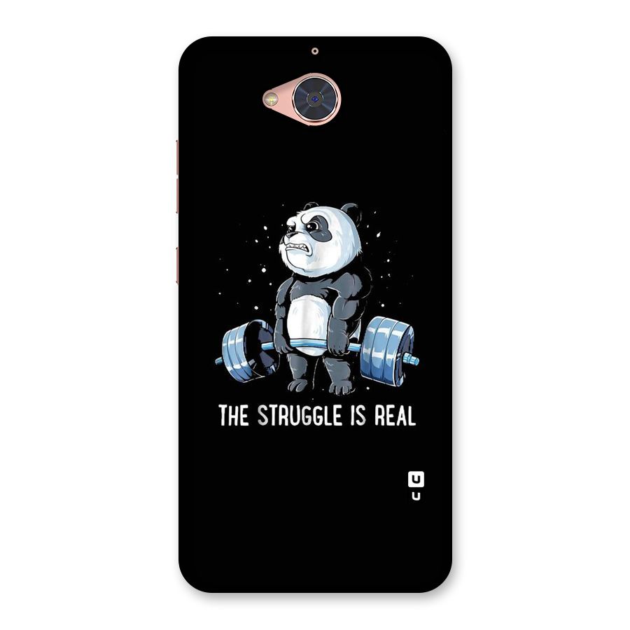 Struggle is Real Panda Back Case for Gionee S6 Pro