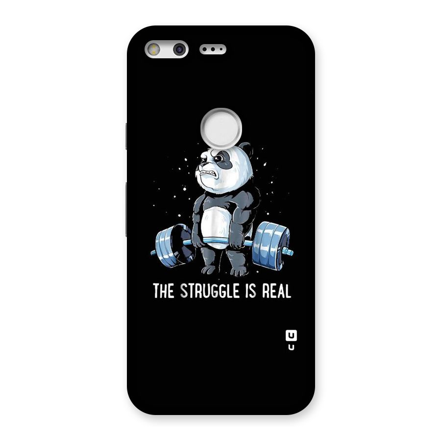 Struggle is Real Panda Back Case for Google Pixel