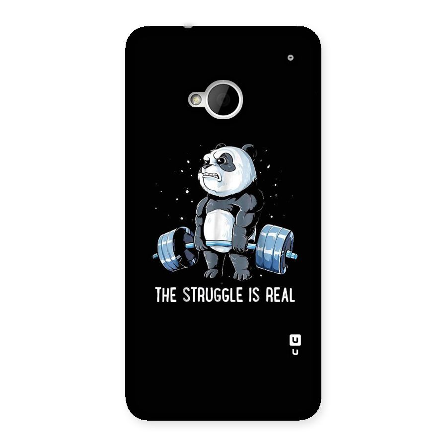 Struggle is Real Panda Back Case for HTC One M7