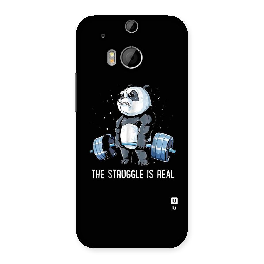 Struggle is Real Panda Back Case for HTC One M8