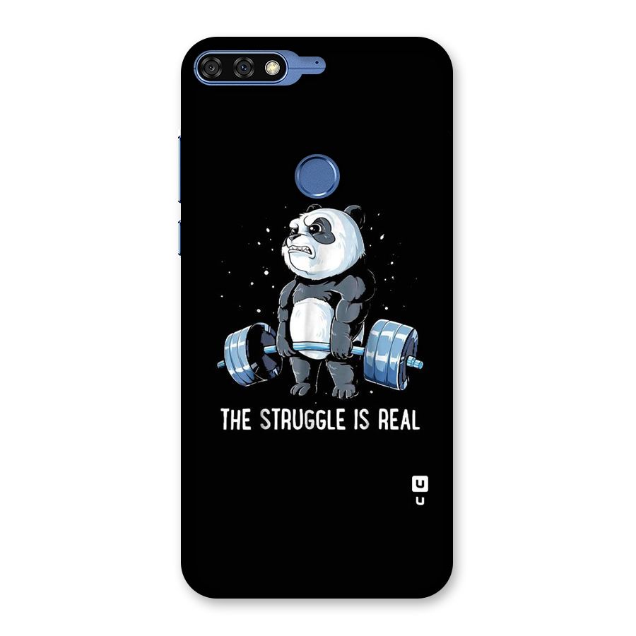 Struggle is Real Panda Back Case for Honor 7C