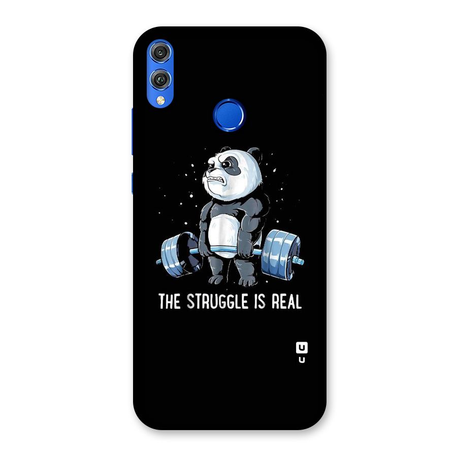 Struggle is Real Panda Back Case for Honor 8X