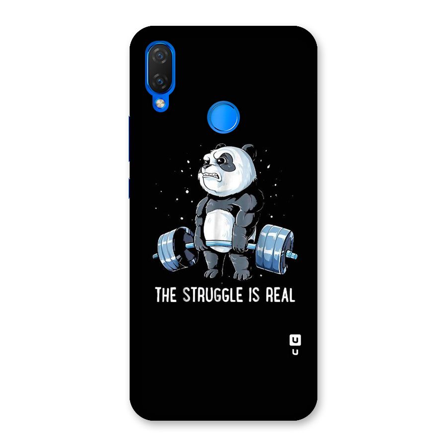 Struggle is Real Panda Back Case for Huawei P Smart+
