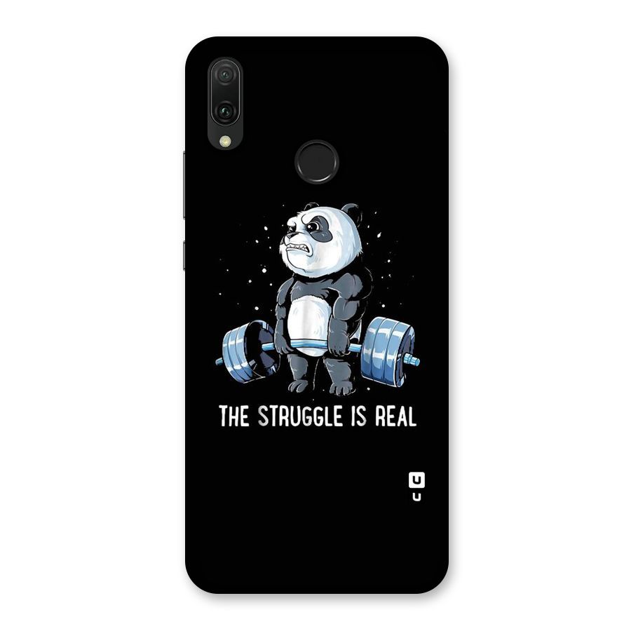 Struggle is Real Panda Back Case for Huawei Y9 (2019)