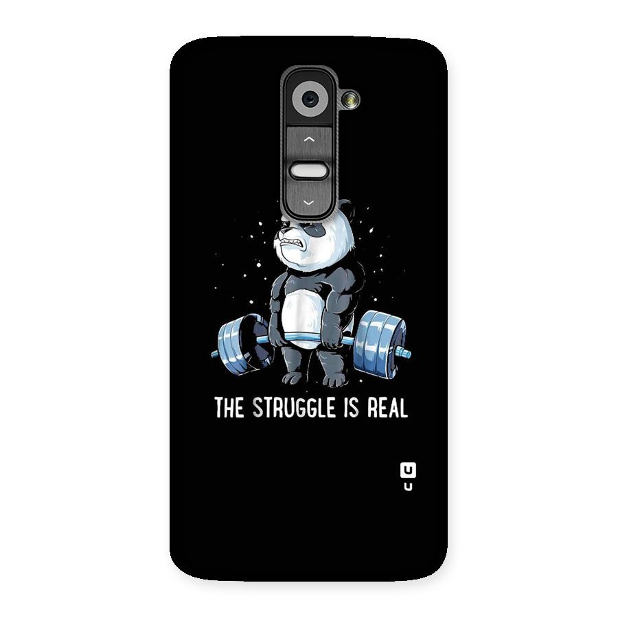 Struggle is Real Panda Back Case for LG G2