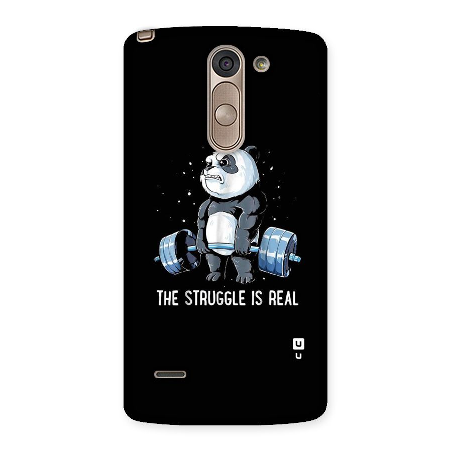 Struggle is Real Panda Back Case for LG G3 Stylus