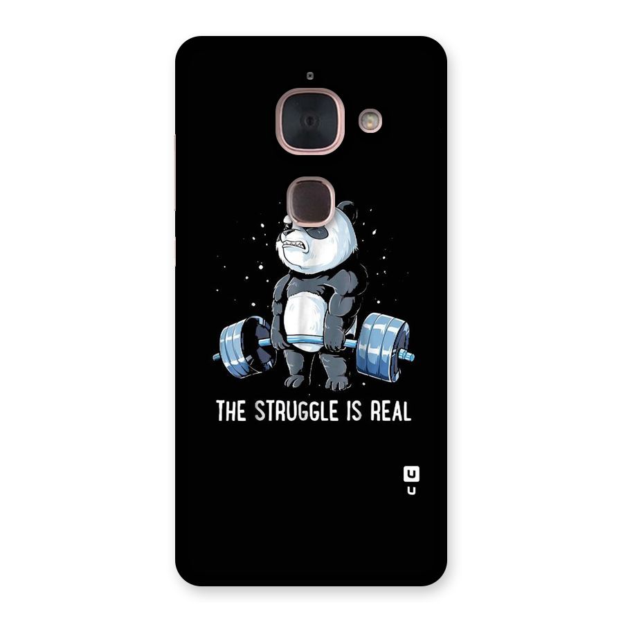 Struggle is Real Panda Back Case for Le Max 2
