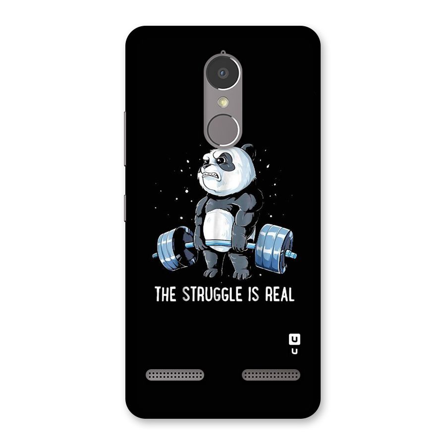 Struggle is Real Panda Back Case for Lenovo K6