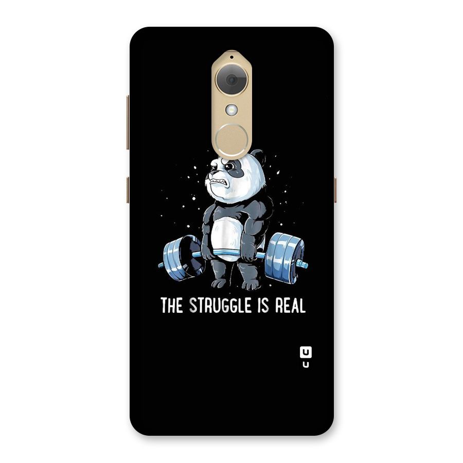 Struggle is Real Panda Back Case for Lenovo K8