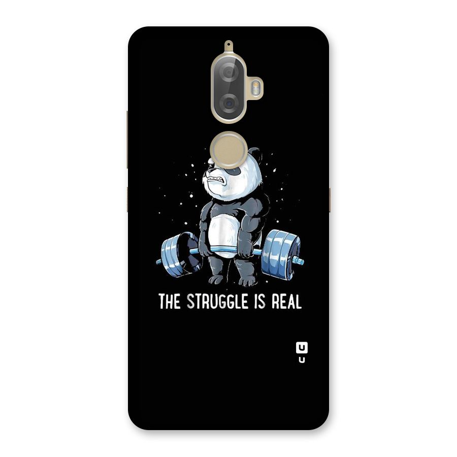 Struggle is Real Panda Back Case for Lenovo K8 Plus