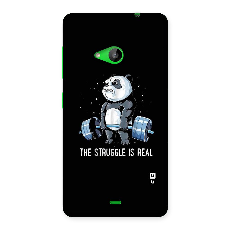 Struggle is Real Panda Back Case for Lumia 535