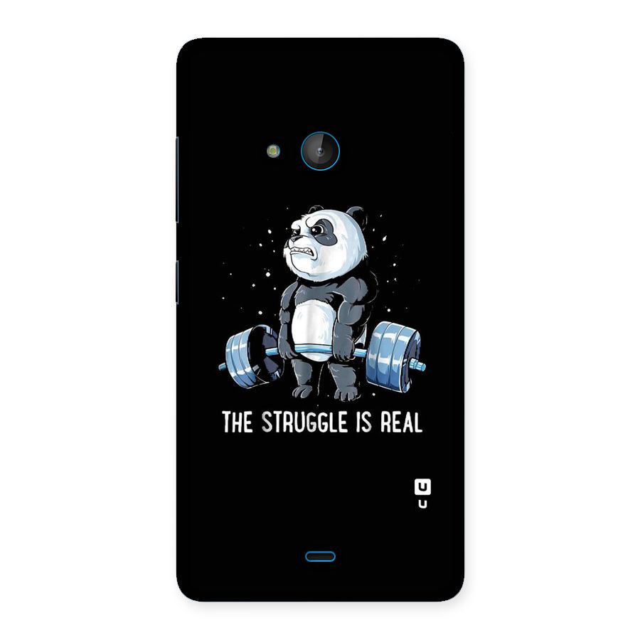 Struggle is Real Panda Back Case for Lumia 540